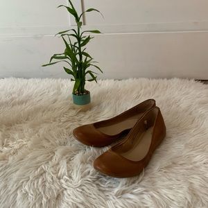 Light brown ballerina flats